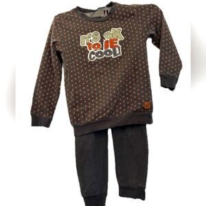 Graphic Sweatshirt and Pants Set